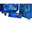 16 Inch Trolley Bag 3 Pcs Set - Stitch Blue
